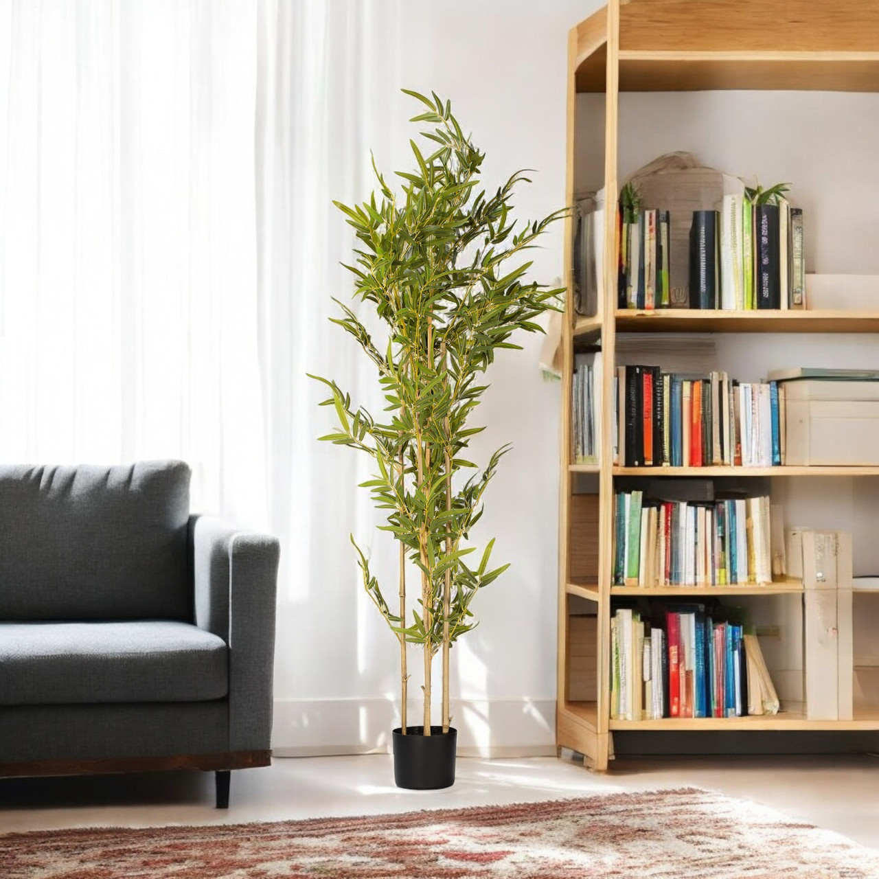 Artificial Bamboo Tree in Nursery Pot (New)