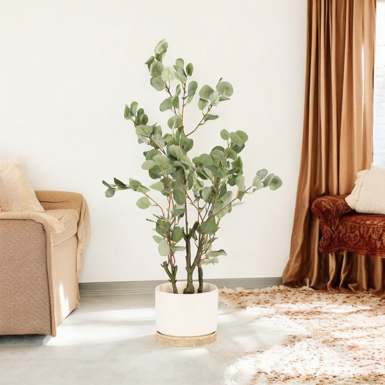 Artificial Eucalyptus Tree in Nursery Pot (New)