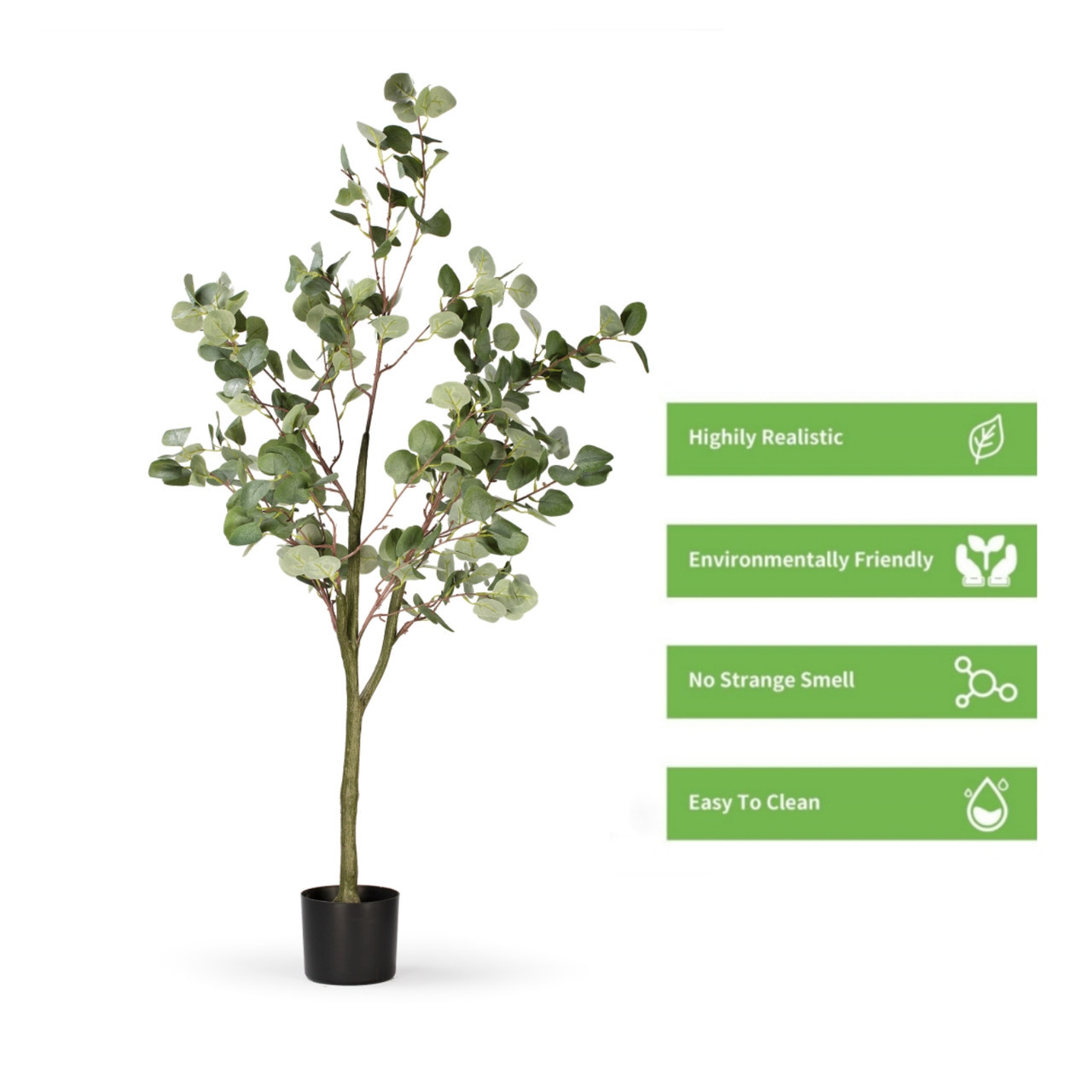Artificial Eucalyptus Tree in Nursery Pot (New)