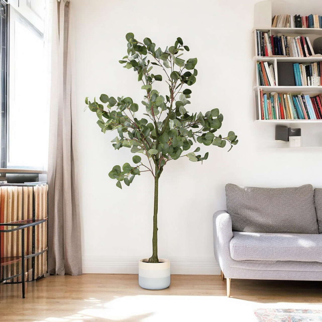 Artificial Eucalyptus Tree in Nursery Pot (New)