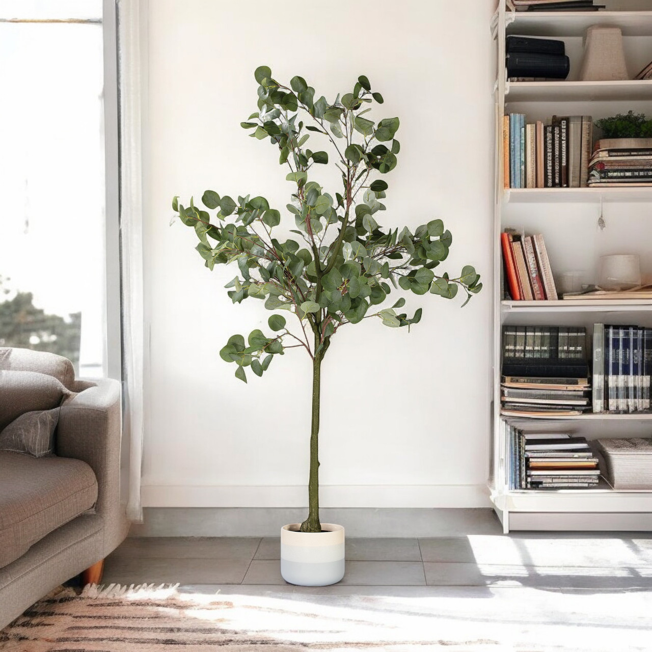 Artificial Eucalyptus Tree in Nursery Pot (New)