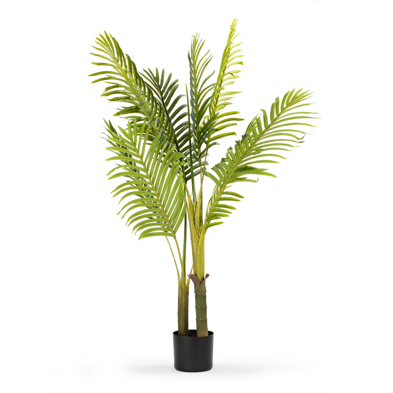 Artificial Palm Tree in Black Nursery Pot (New)