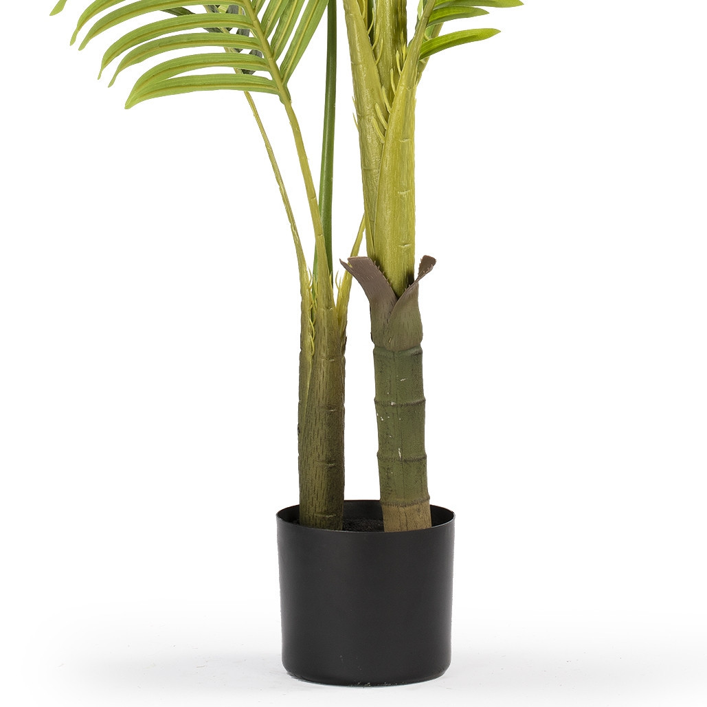 Artificial Palm Tree in Black Nursery Pot (New)