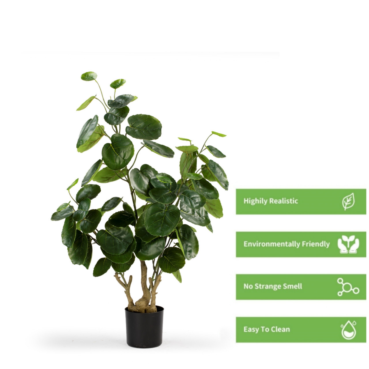 Artificial Fiddle Money Bag Tree (New)