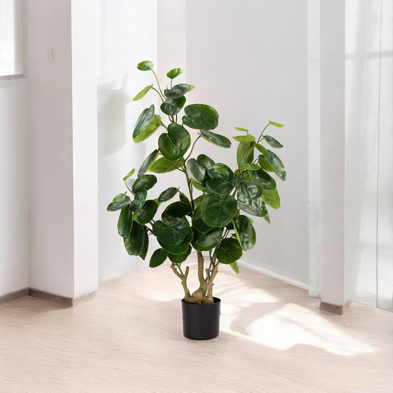 Artificial Fiddle Money Bag Tree (New)