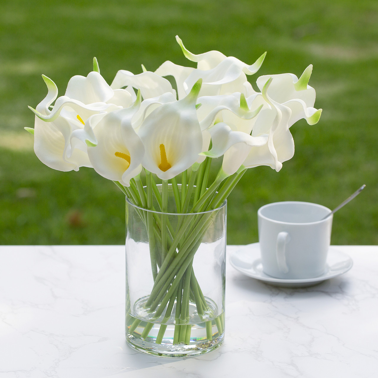 20pcs Artificial Real Touch Calla Lily Flower Arrangement (New) — Available in 7 Colors