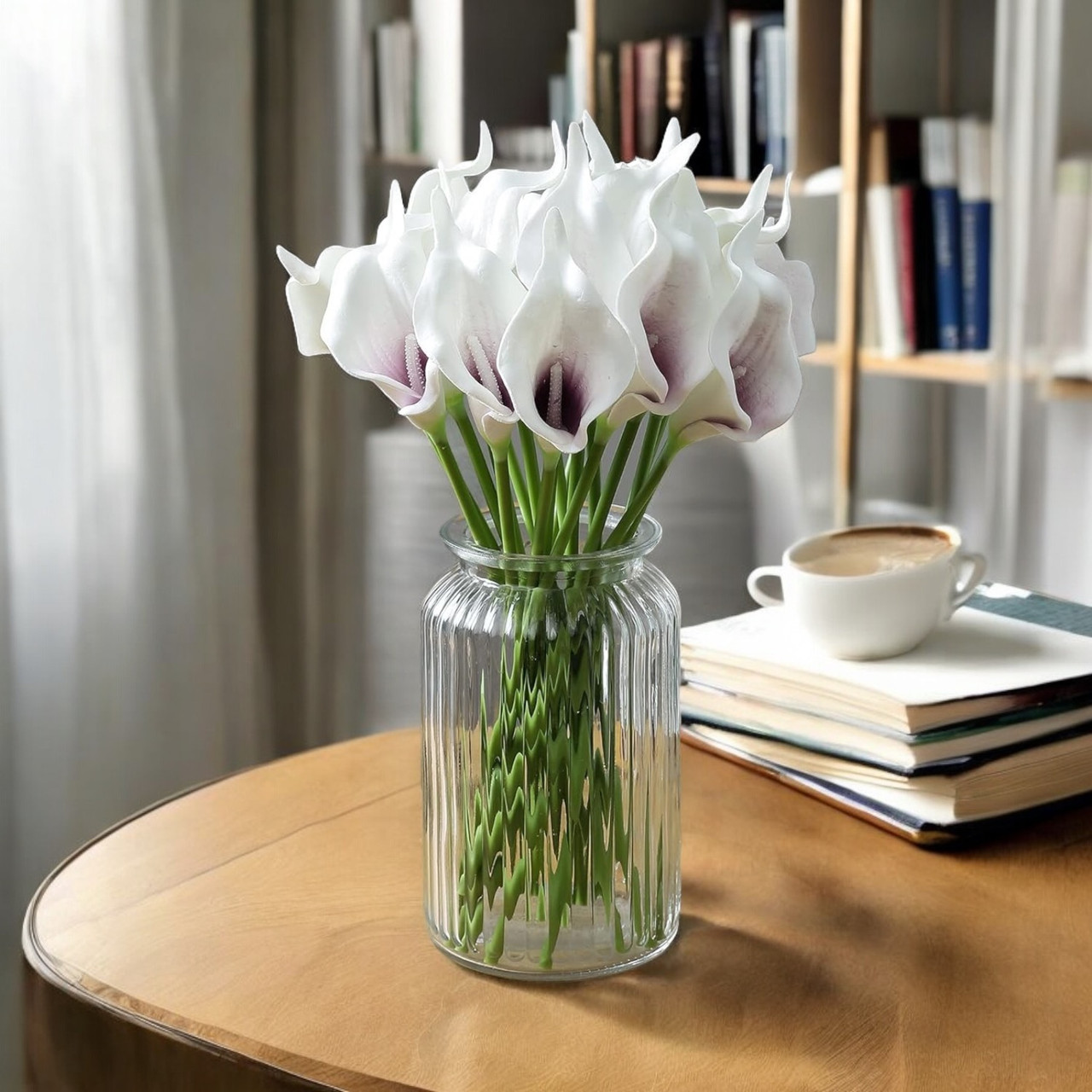 20pcs Artificial Real Touch Calla Lily Flower Arrangement (New) — Available in 7 Colors