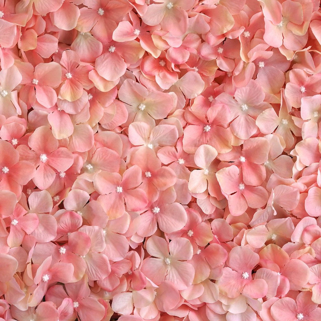 12 Pack 33 Sq ft. UV Protected 3D Silk Hydrangea Flower Wall Mat Panel (New) — Available in 4 Colors