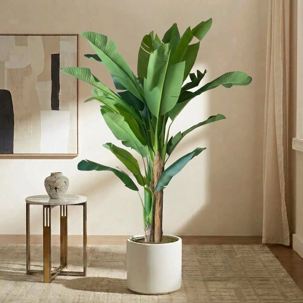 Artificial Banana Tree in Nursery Pot