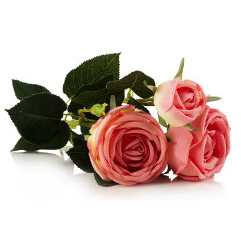 28" Rose Flower Stem (Dark Pink)