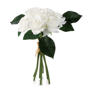 7 Heads Rose Flower Bouquet (Cream)
