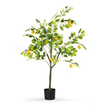 48" Artificial Lemon Tree in Nursery Pot