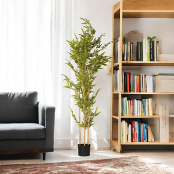 60" Artificial Bamboo Tree in Nursery Pot