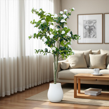 Artificial Flower Tree in Pot