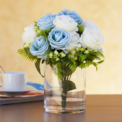 4" W Clear Glass Cylinder Vase