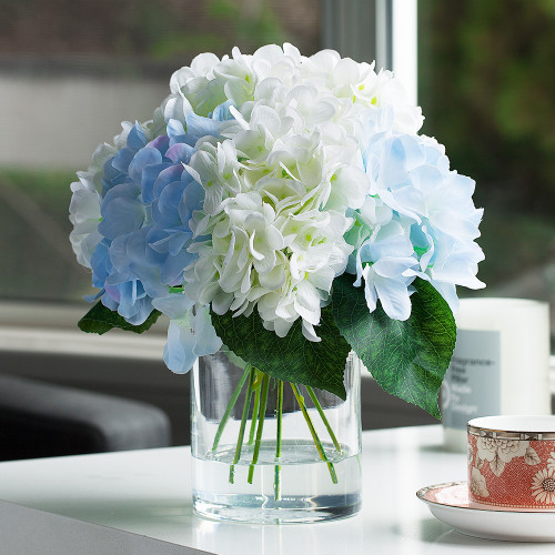 4" W Clear Glass Cylinder Vase