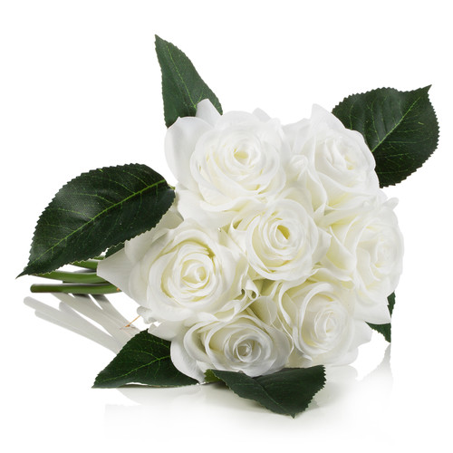 7 Heads Rose Flower Bouquet (Cream)