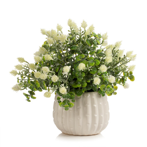 11" Mixed Artificial Mini Baby's Breath Flower in Pot