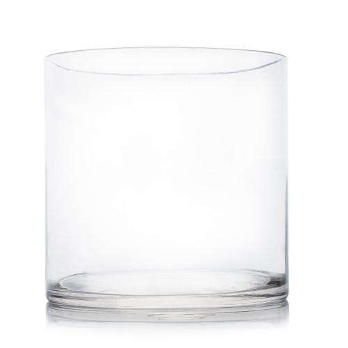 6" W Clear Glass Cylinder Vase
