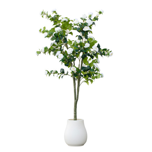 Artificial Rose Flower Tree in Pot