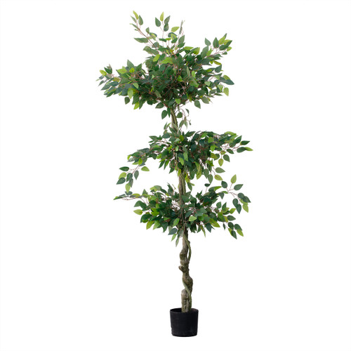 Artificial Ficus Tree in Pot
