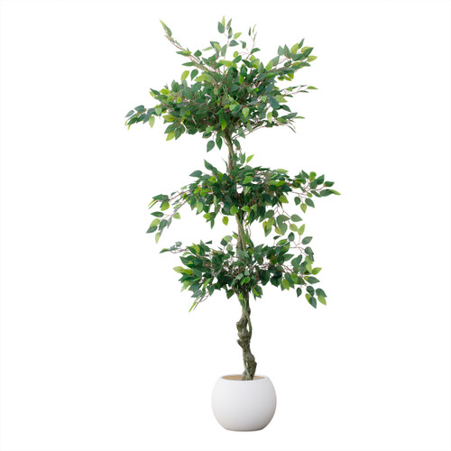 Artificial Ficus Tree in Pot