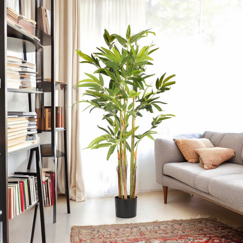 Artificial Bamboo Palm Tree in Nursery Pot (New)