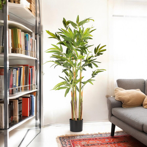 Artificial Bamboo Palm Tree in Nursery Pot (New)