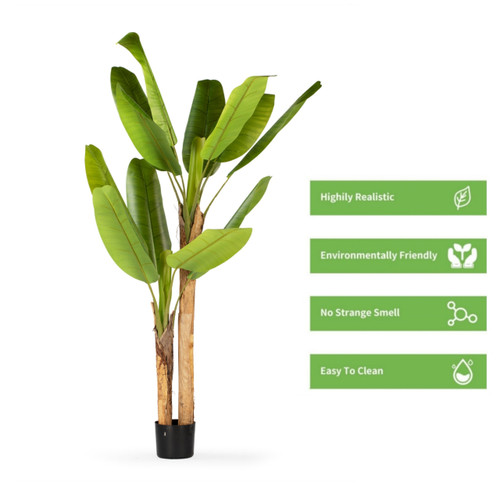 Artificial Banana Tree in Nursery Pot (New)