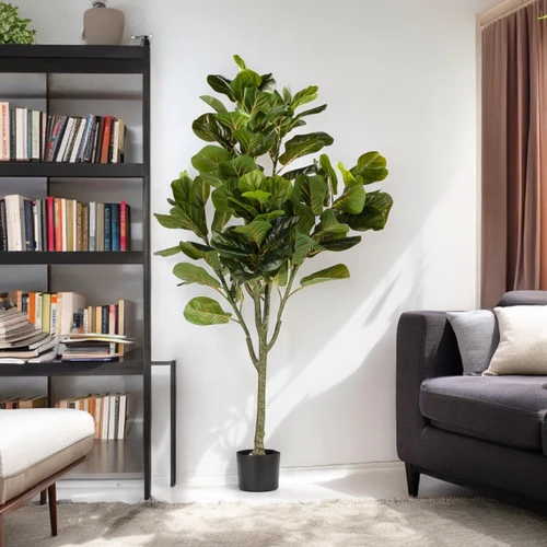 Artificial Fiddle Leaf Fig Tree in Nursery Pot (New)