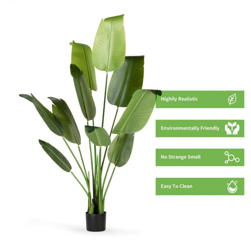 Artificial Bird of Paradise Tree in Nursery Pot (New)