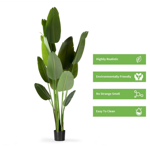 Artificial Bird of Paradise Tree in Nursery Pot (New)