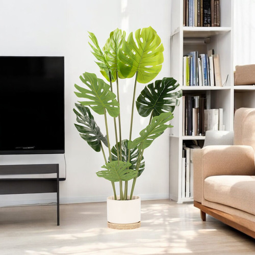 Artificial Monstera Tree in Nursery Pot (New)