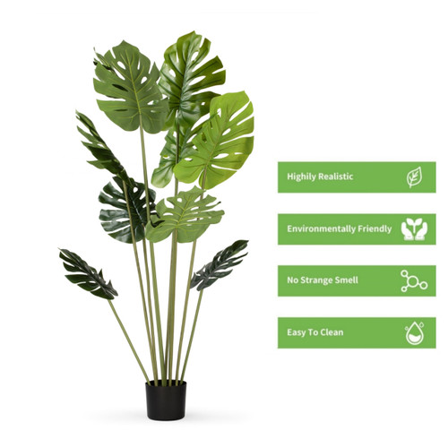 Artificial Monstera Tree in Nursery Pot (New)
