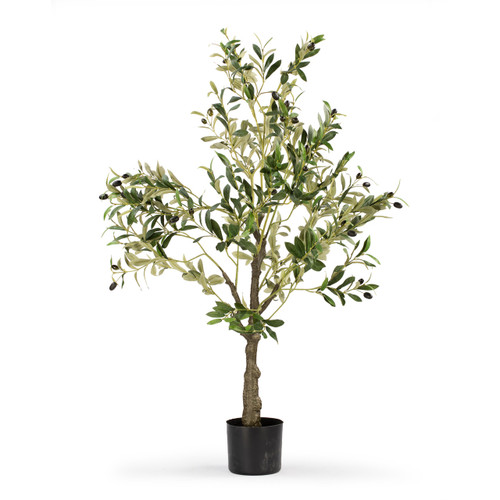 Faux Olive Tree with Fruits in Pot (New)