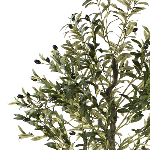 Faux Olive Tree with Fruits in Pot (New)