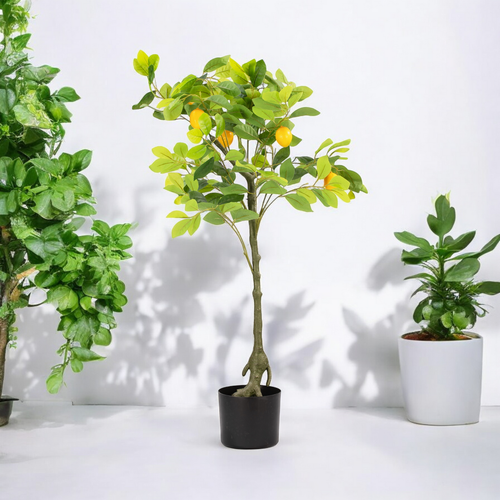 Artificial Lemon Tree in Nursery Pot (New)