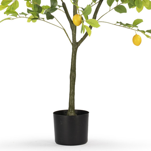Artificial Lemon Tree in Nursery Pot (New)