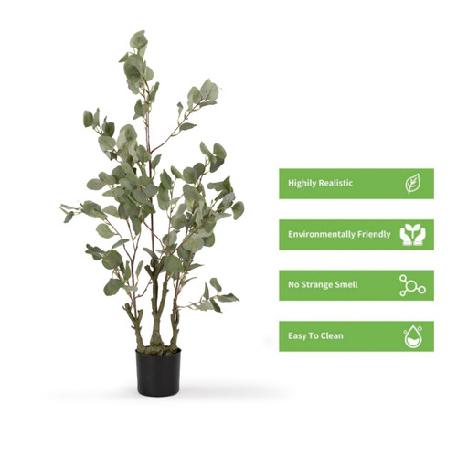 Artificial Eucalyptus Tree in Nursery Pot (New)