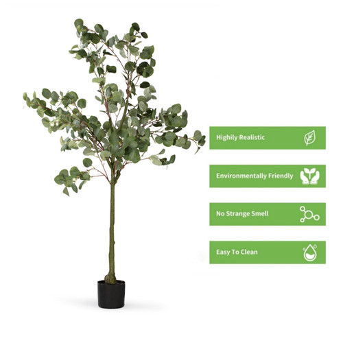 Artificial Eucalyptus Tree in Nursery Pot (New)