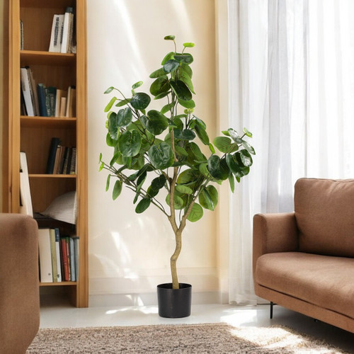Artificial Fiddle Money Bag Tree (New)