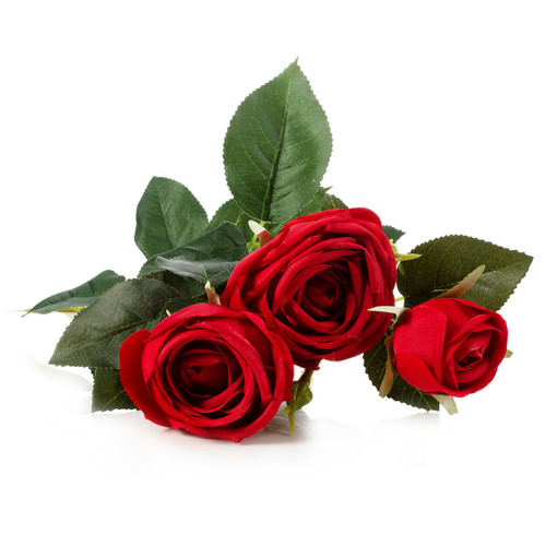 28" Rose Flower Stem (New) — Available in 6 Colors