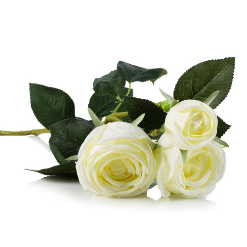 28" Rose Flower Stem (New) — Available in 6 Colors