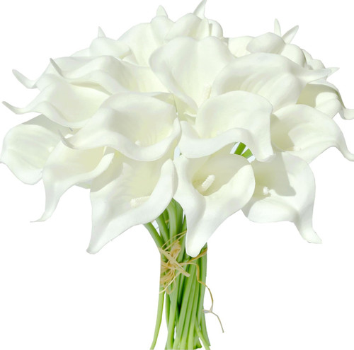 20pcs Artificial Real Touch Calla Lily Flower Arrangement (New) — Available in 7 Colors