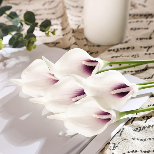 20pcs Artificial Real Touch Calla Lily Flower Arrangement (New) — Available in 7 Colors