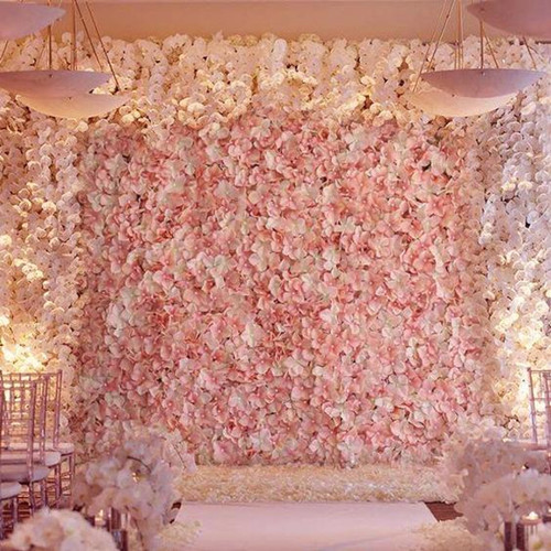 12 Pack 33 Sq ft. UV Protected 3D Silk Hydrangea Flower Wall Mat Panel (New) — Available in 4 Colors