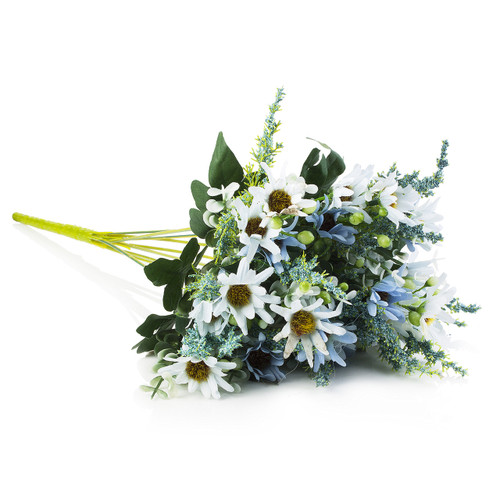 18" Artificial Daisy Flower Bush (New) — Available in 3 Colors