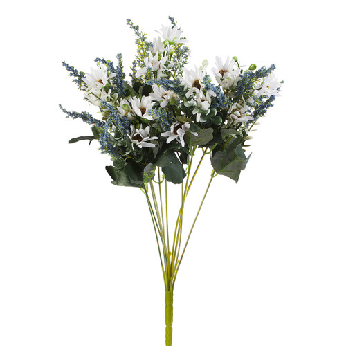 18" Artificial Daisy Flower Bush (New) — Available in 3 Colors