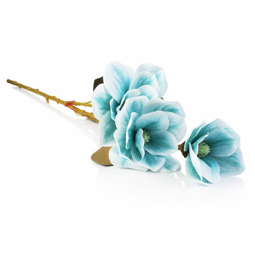 18" Artificial Nature Touch Magnolia Stem (New) — Available in 3 Colors