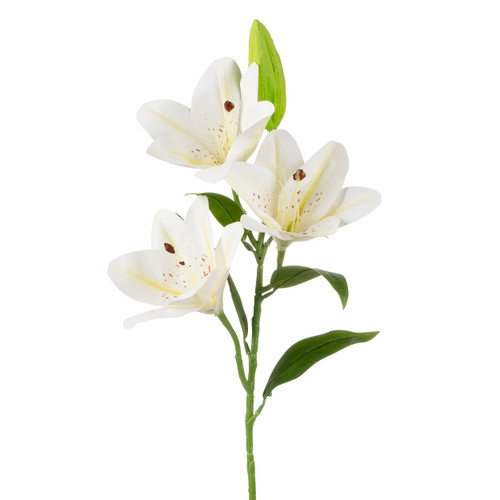 28" Real Touch Lily Flower Bush — Available in 3 Colors